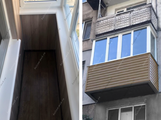 Стоимость остекления и отделки балкона под ключ