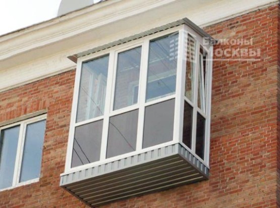 Французское остекление балкона (Сталинка)